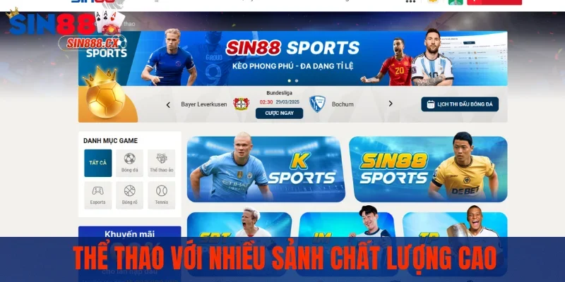 SIN88 | Nhà Cái Thể Thao & Casino Uy Tín Hàng Đầu 2026 12 Thể thao với nhiều sảnh cược thú vị, chất lượng cao